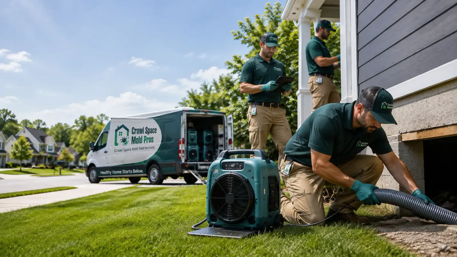 Crawl Space Mold Removal in Pierceville, KS